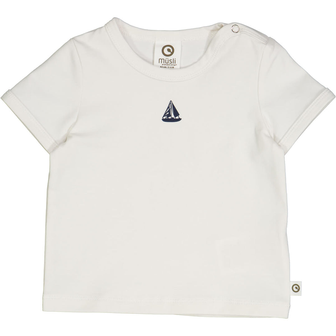 Müsli Sailboat Shortsleeve - Baby Shirt - Ecru1