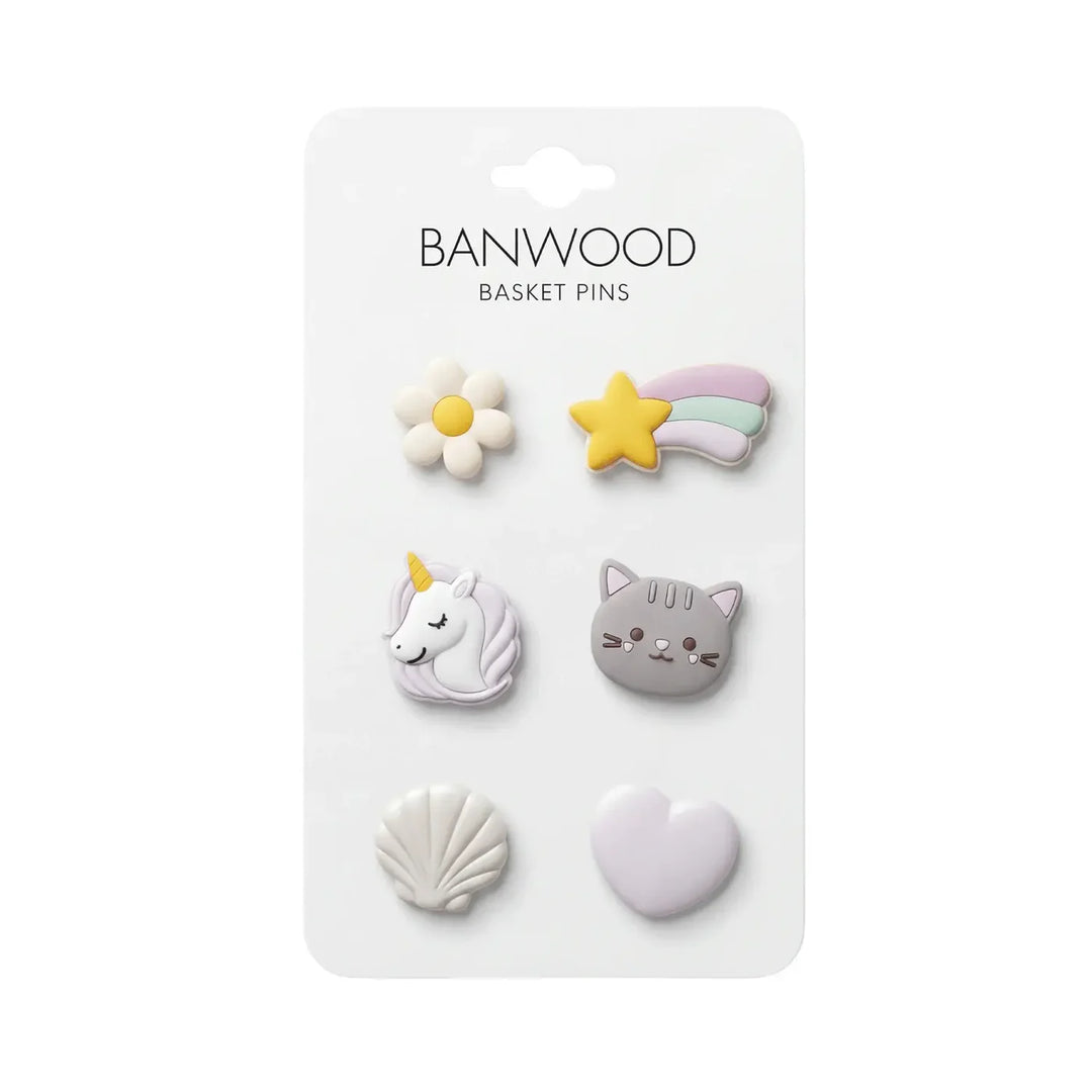 Banwood Banwood Basket Pins - Magic - Pins voor op mandje 1