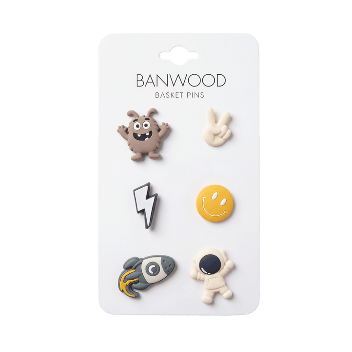 Banwood Basket Pins - Space - Pins voor mandje 1