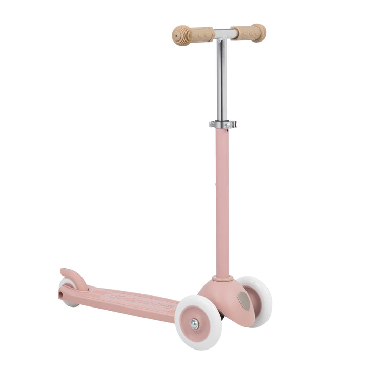 Banwood Eco Scooter Dusty Rose - Kinderstep 3 wieler - Roze 1