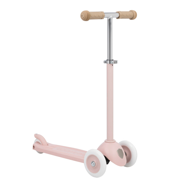Banwood Eco Scooter Faded Pink - Kinderstep 3 wieler - Roze 1