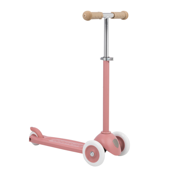 Banwood Eco Scooter Raspberry - Kinderstep 3 wieler - Roze 1