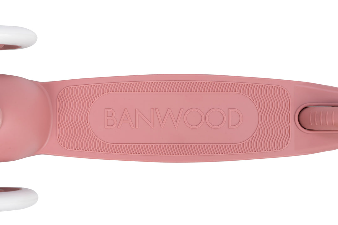 Banwood Eco Scooter Raspberry - Kinderstep 3 wieler - Roze 9
