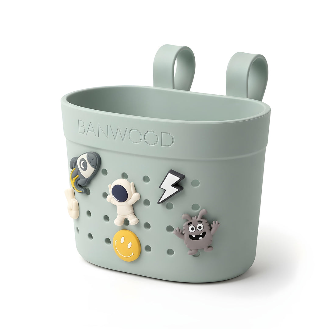 Banwood Pin &amp; Ride Basket Clay - Mandje voor Eco step 2