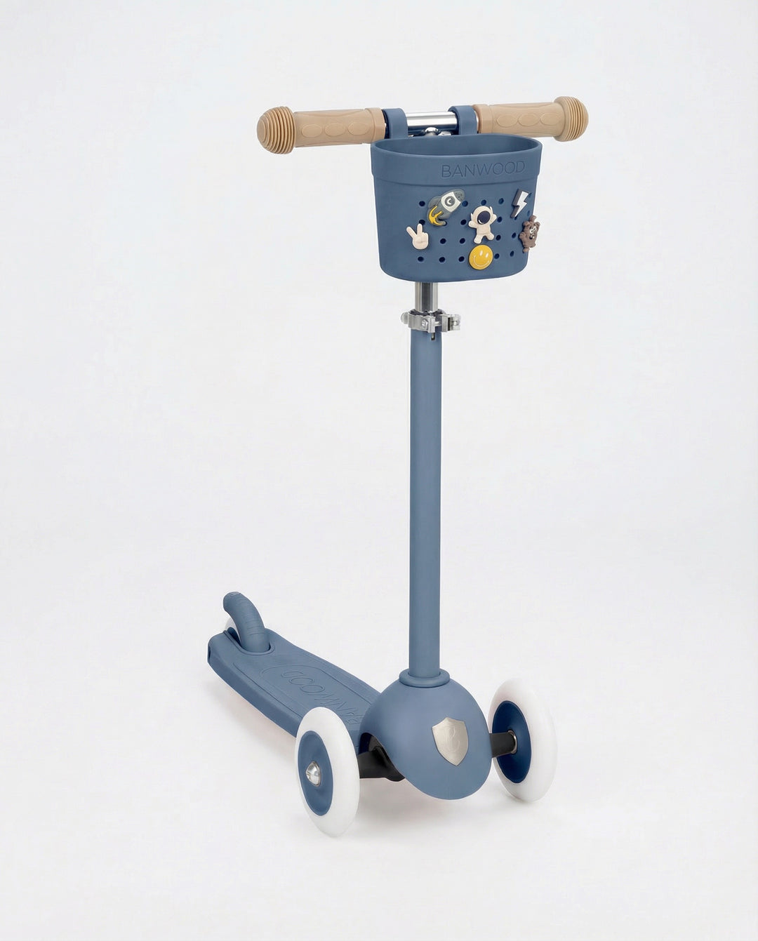 Banwood Pin &amp; Ride Basket Deep Sea - Mandje voor Eco step 7