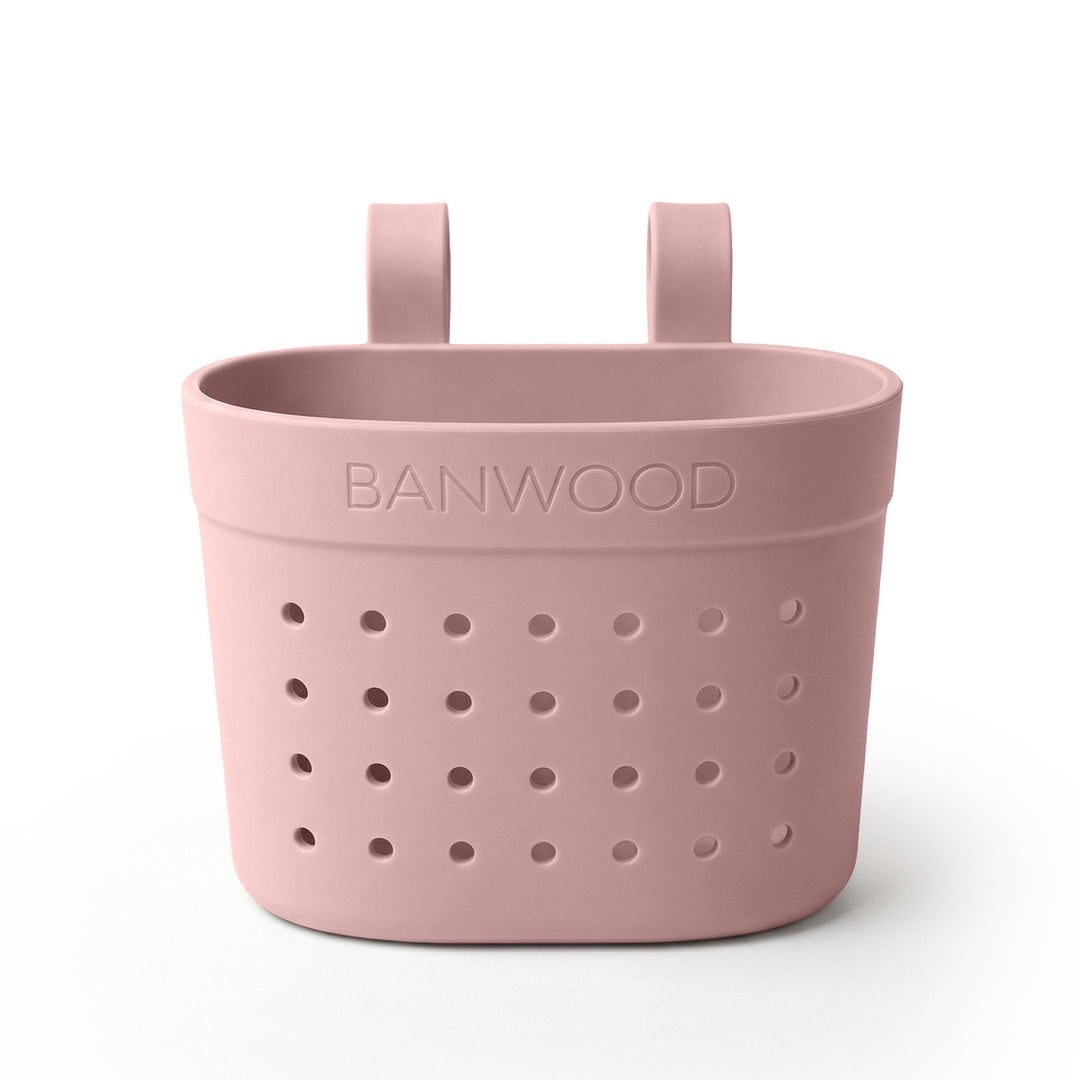 Banwood Pin &amp; Ride Basket Dusty Rose - Mandje voor Eco step 1