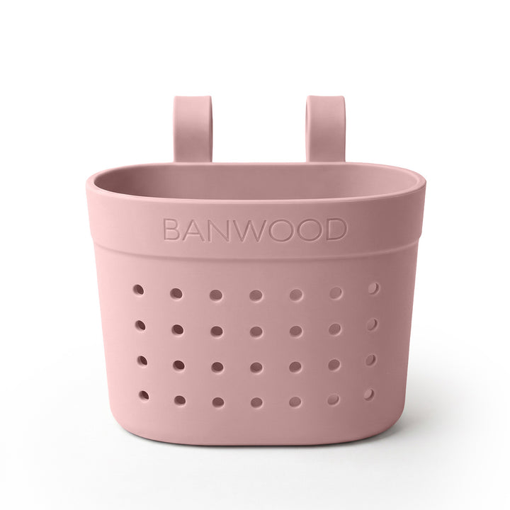 Banwood Pin &amp; Ride Basket Dusty Rose - Mandje voor Eco step 1