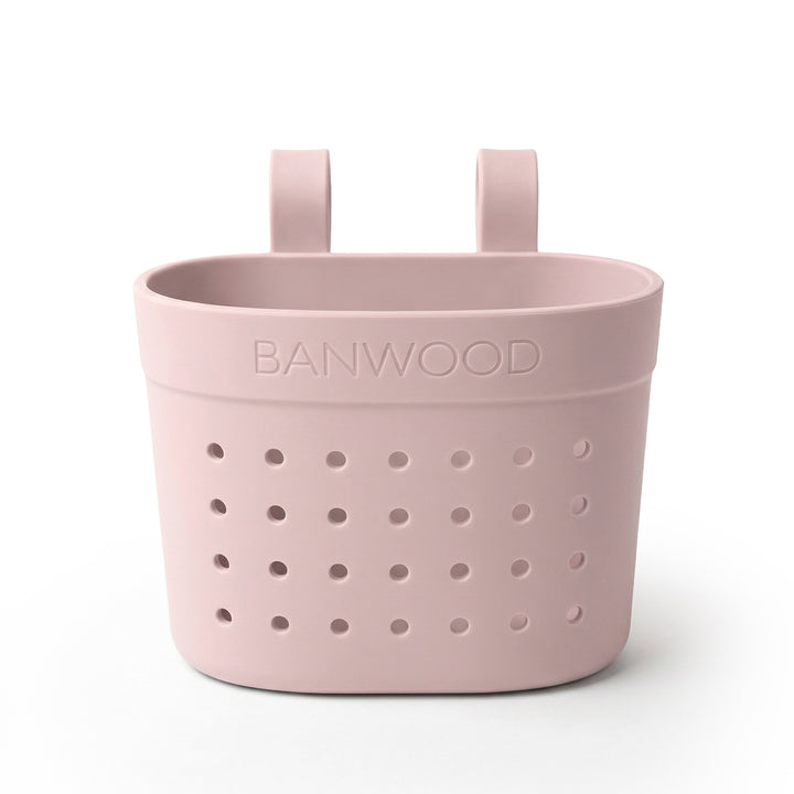 Banwood Pin &amp; Ride Basket Faded Pink - Mandje voor Eco step 1