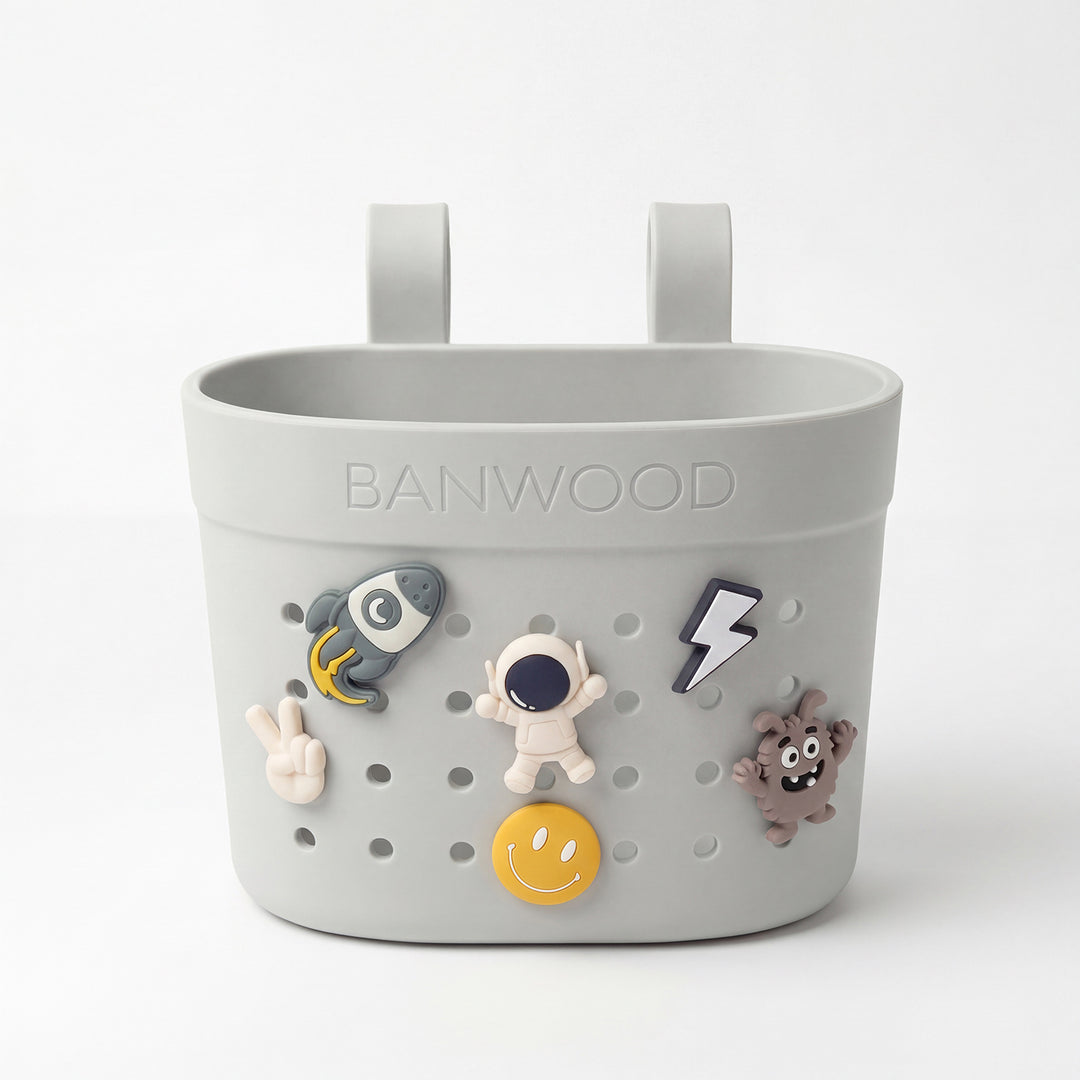 Banwood Pin &amp; Ride Basket Ivory - Mandje voor Eco step 8