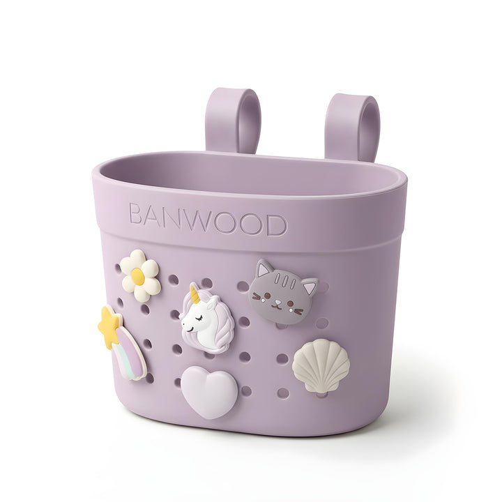Banwood Pin &amp; Ride Basket Lavender - Mandje voor Eco step 2