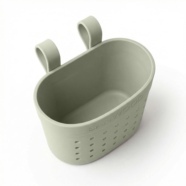 Banwood Pin &amp; Ride Basket Olive- Mandje voor Eco step 4