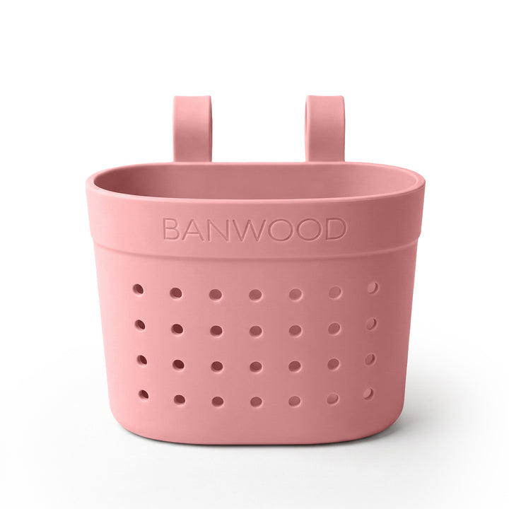 Banwood Pin &amp; Ride Basket Raspberry - Mandje voor Eco step 1