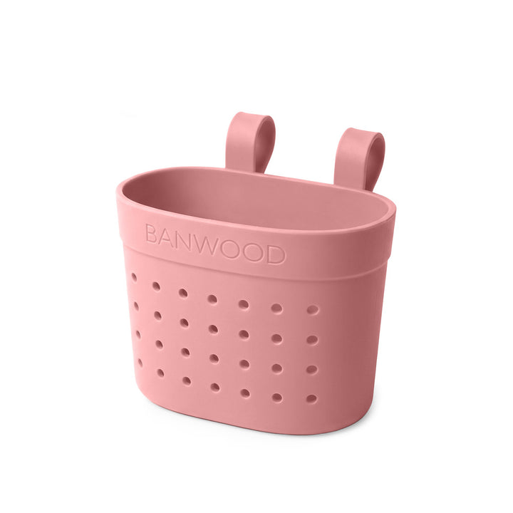 Banwood Pin &amp; Ride Basket Raspberry - Mandje voor Eco step 3