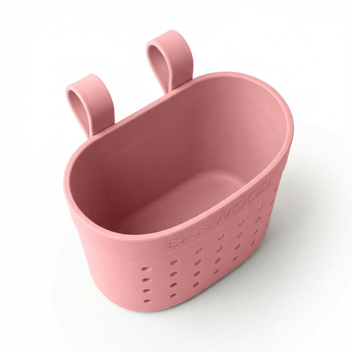 Banwood Pin &amp; Ride Basket Raspberry - Mandje voor Eco step 4