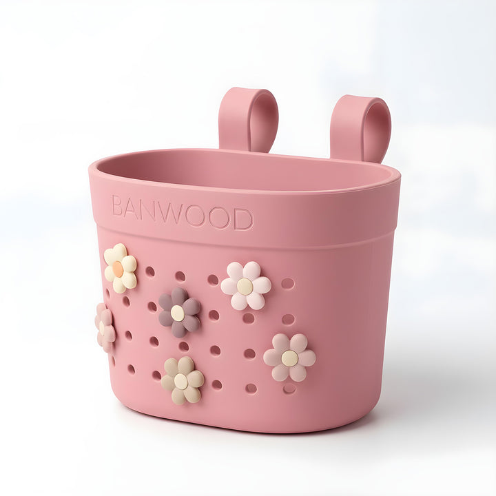 Banwood Pin &amp; Ride Basket Raspberry - Mandje voor Eco step 6