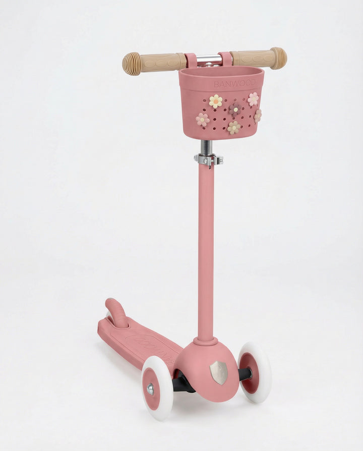 Banwood Pin &amp; Ride Basket Raspberry - Mandje voor Eco step 7
