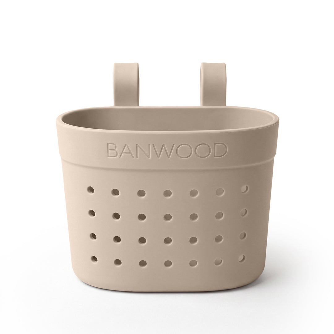 Banwood Pin &amp; Ride Basket Sand - Mandje voor Eco step 1