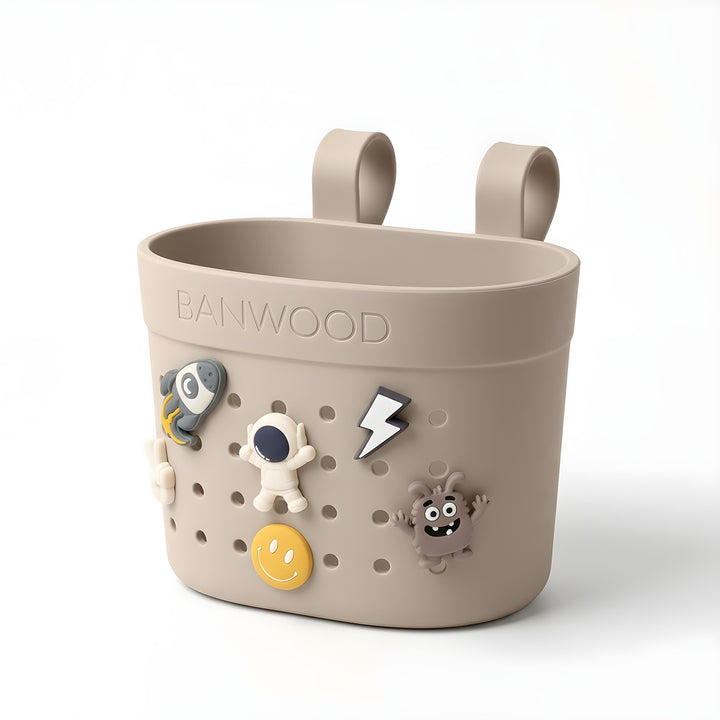 Banwood Pin &amp; Ride Basket Sand - Mandje voor Eco step 2