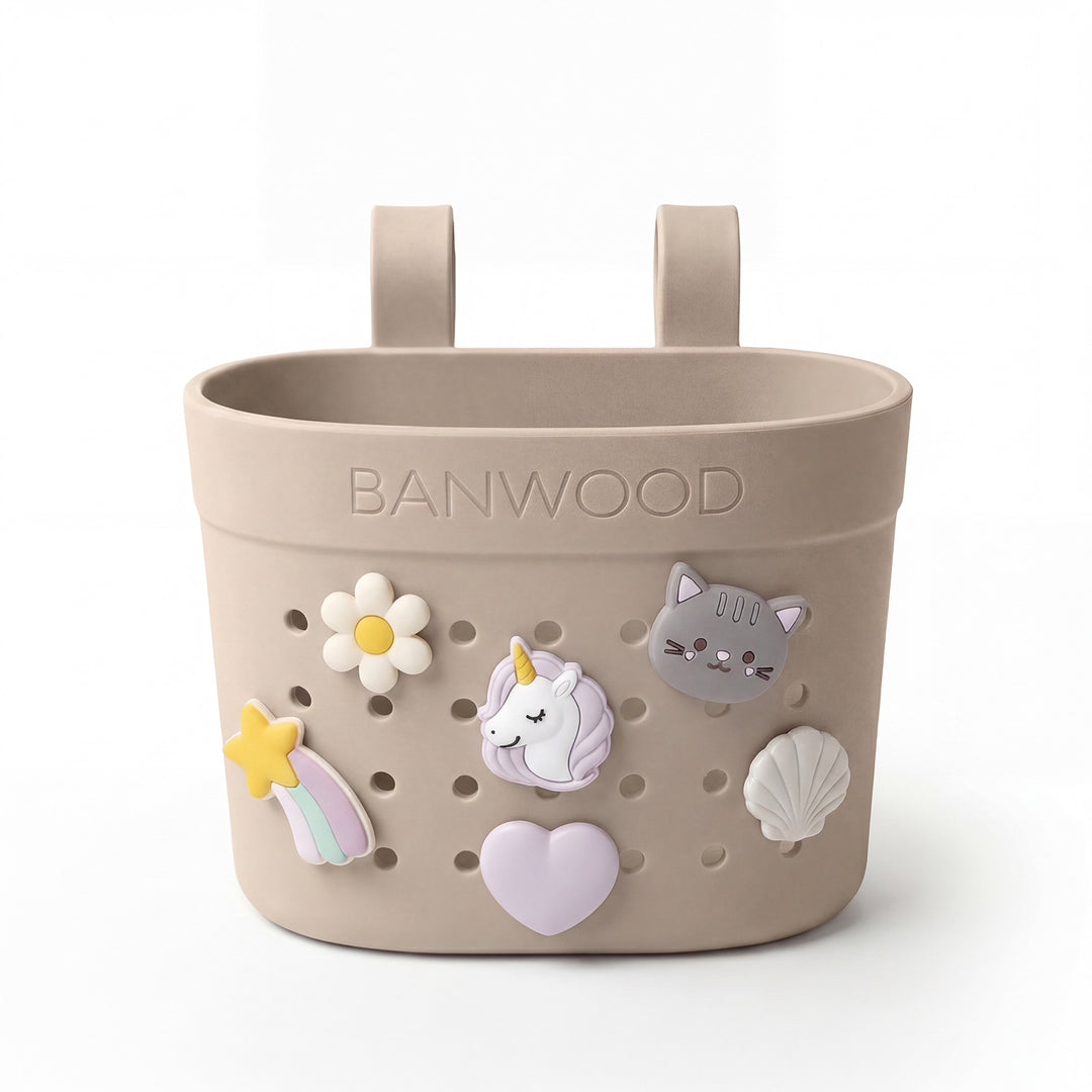 Banwood Pin &amp; Ride Basket Sand - Mandje voor Eco step 9