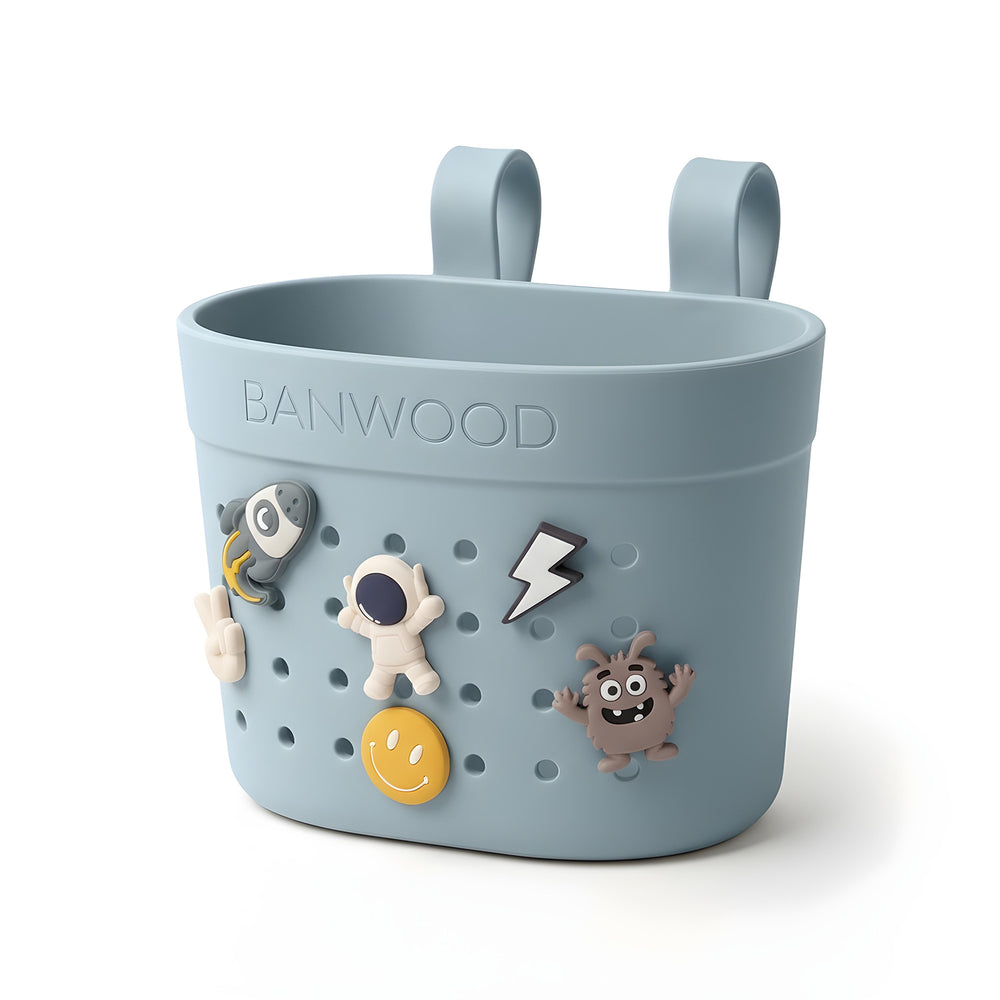 Banwood Pin & Ride Basket Teal - Mandje voor Eco step 2