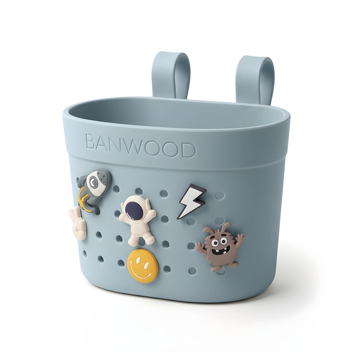 Banwood Pin &amp; Ride Basket Teal - Mandje voor Eco step 2