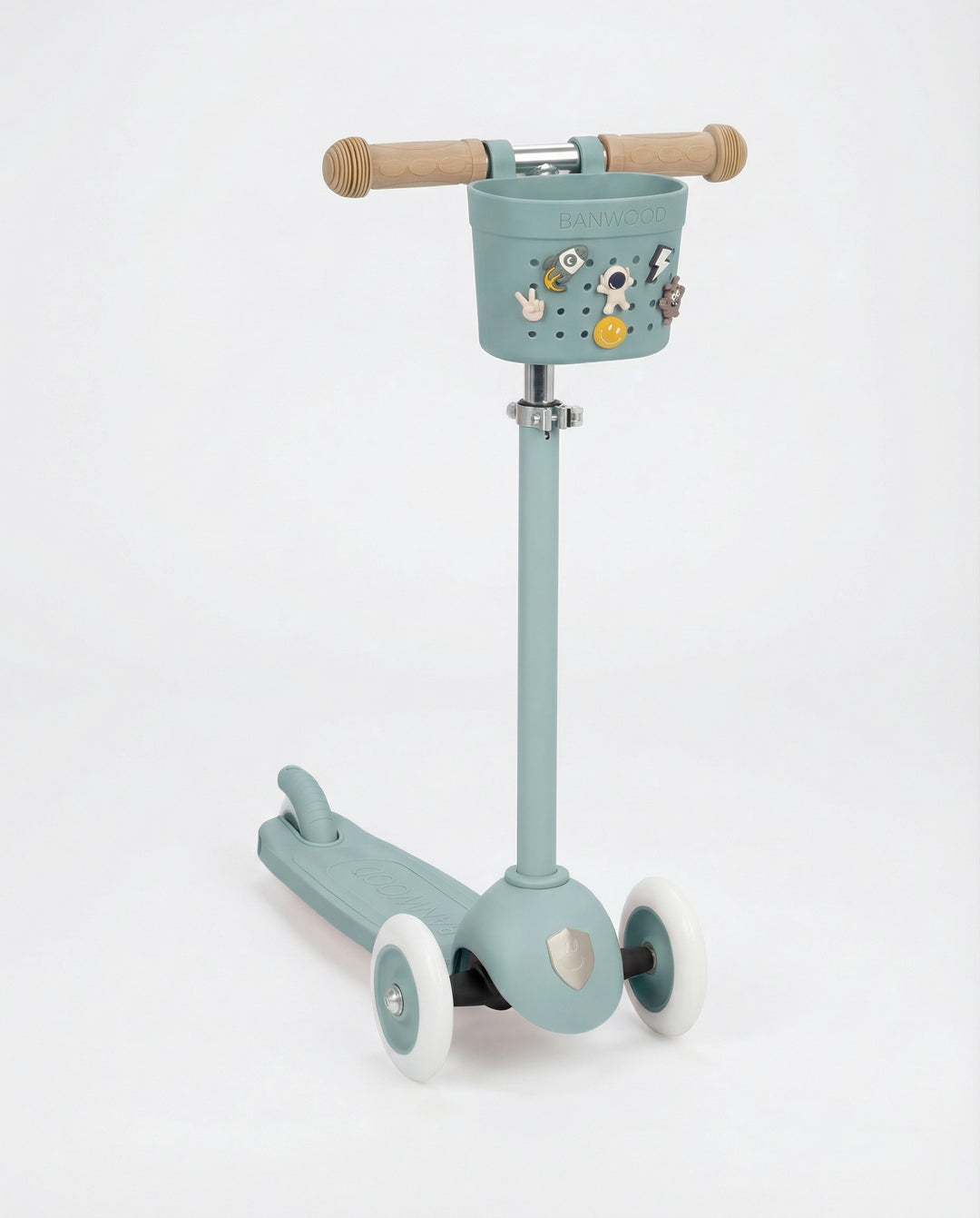 Banwood Pin &amp; Ride Basket Teal - Mandje voor Eco step 7