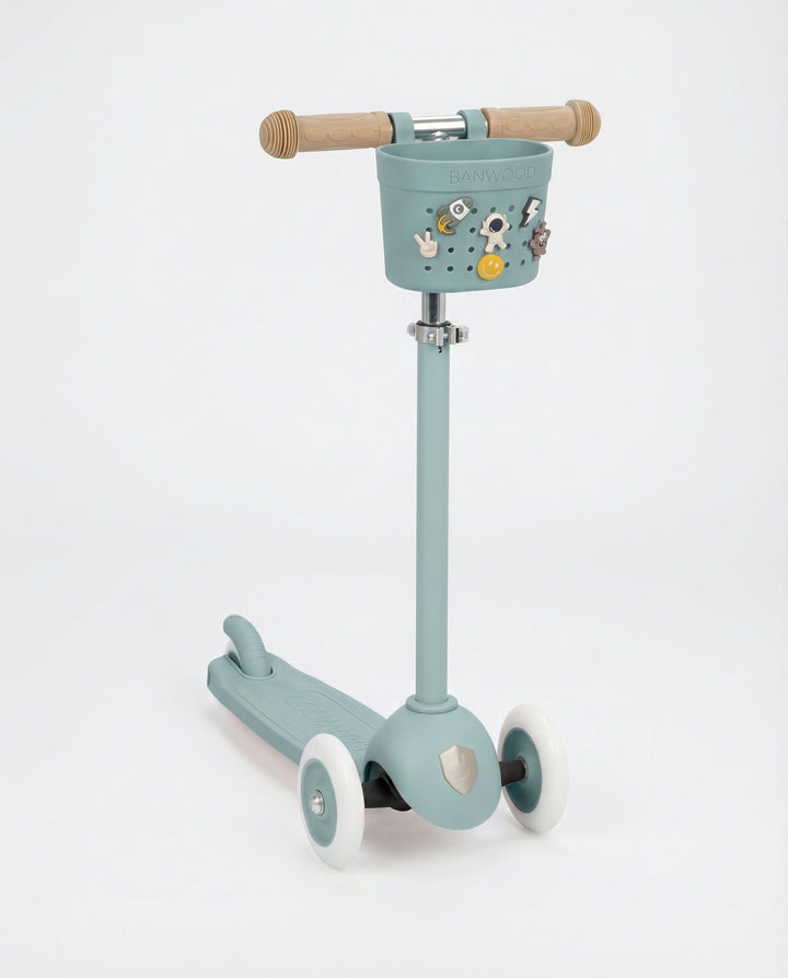 Banwood Pin &amp; Ride Basket Teal - Mandje voor Eco step 7