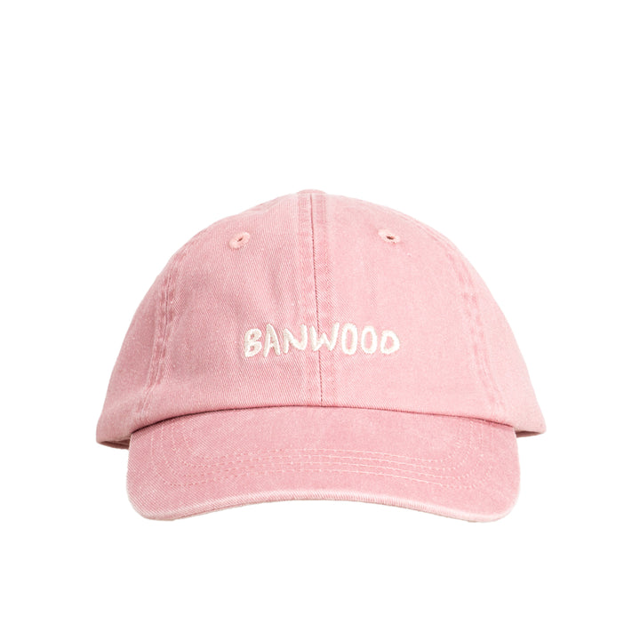 Banwood Washed Cap - Pink - Kinderpet - Roze 1