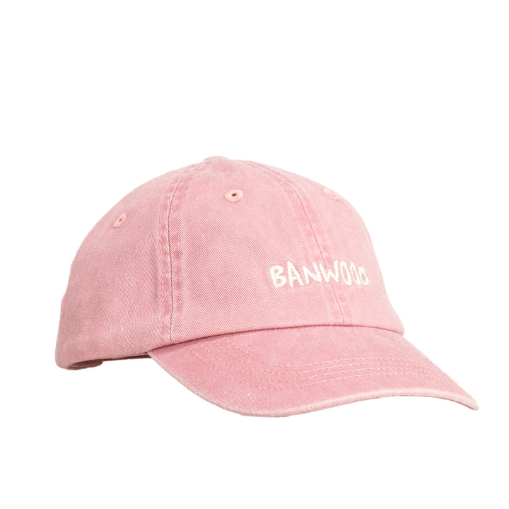 Banwood Washed Cap - Pink - Kinderpet - Roze 3