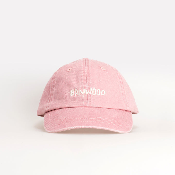Banwood Washed Cap - Pink - Kinderpet - Roze 5