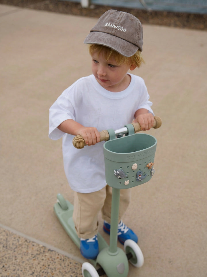 Banwood Eco Scooter Clay - Kinderstep 3 wieler - Grijs 12