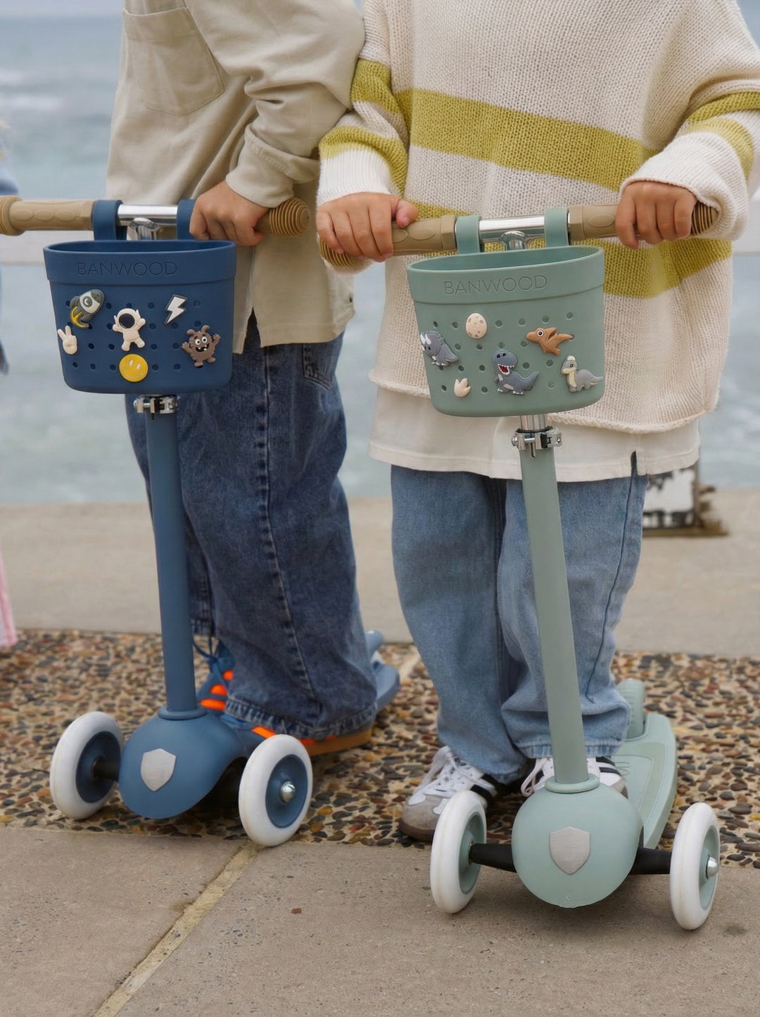 Banwood Eco Scooter Deep Sea - Kinderstep 3 wieler - Blauw 11