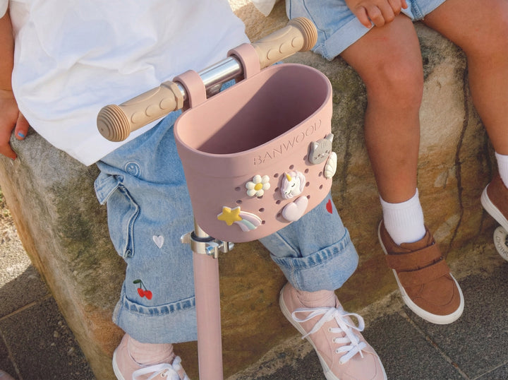 Banwood Eco Scooter Dusty Rose - Kinderstep 3 wieler - Roze 13