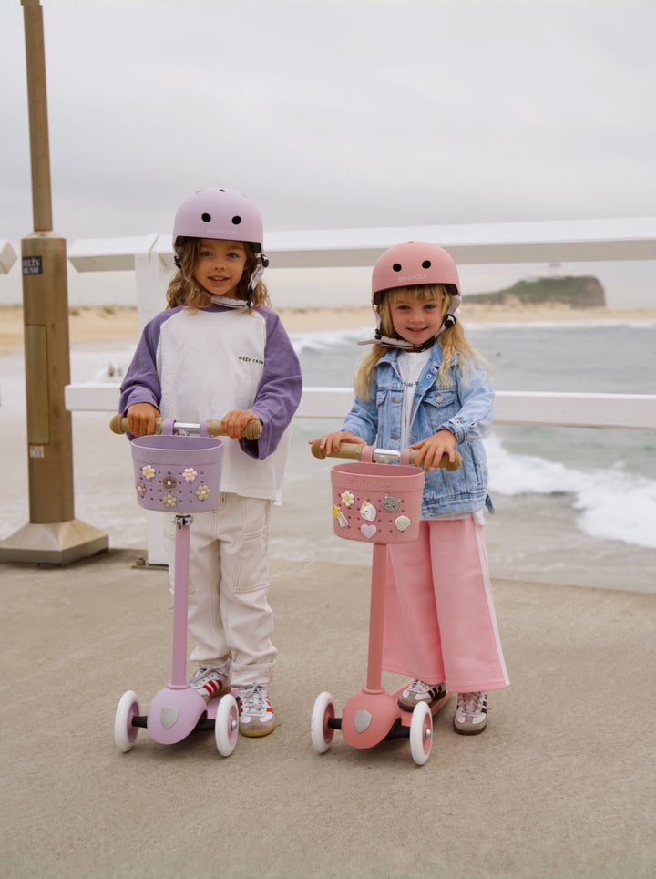 Banwood Eco Scooter Raspberry - Kinderstep 3 wieler - Roze 12