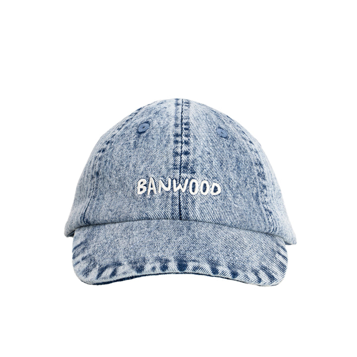 Banwood Washed Cap - Denim - Kinderpet - Denim Blauw 1