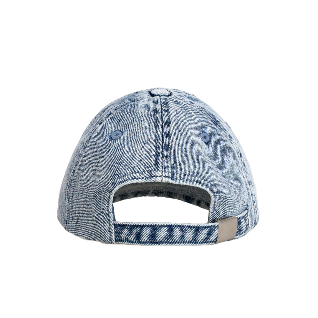 Banwood Washed Cap - Denim - Kinderpet - Denim Blauw 4