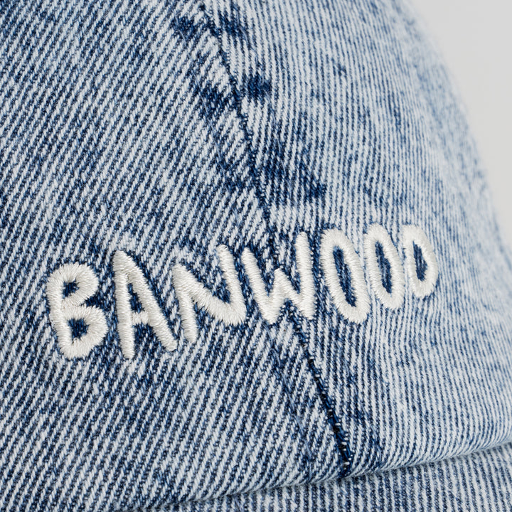 Banwood Washed Cap - Denim - Kinderpet - Denim Blauw 5