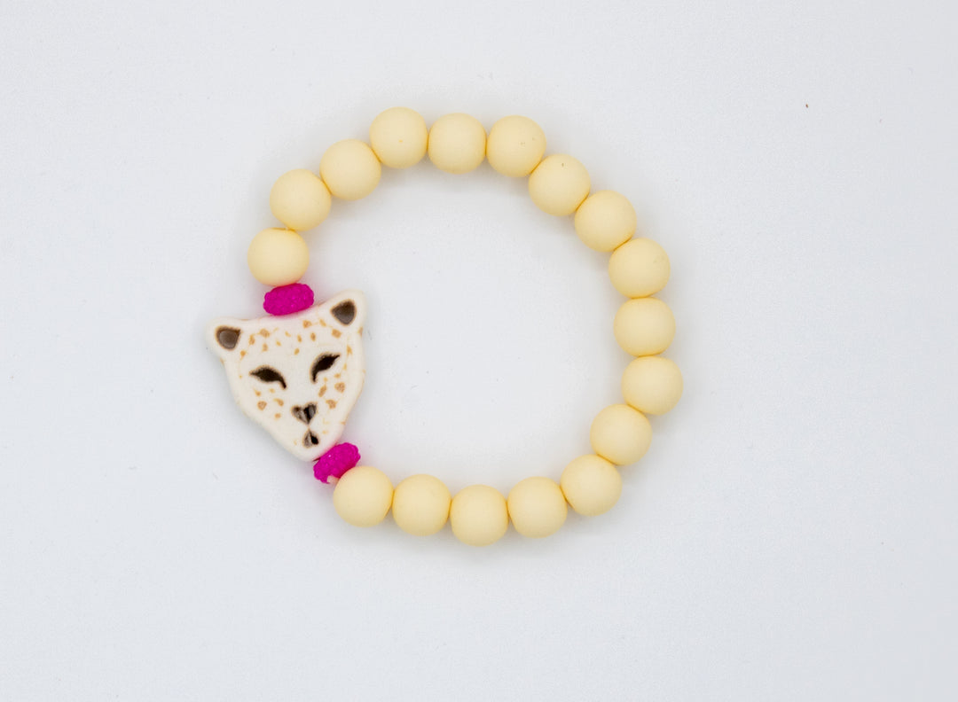 Colori Ribelle Armband Panter Creme - Kindersierraad 1