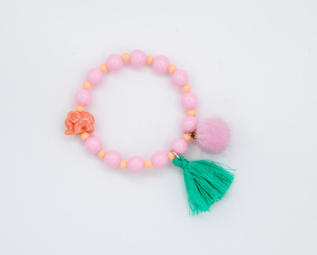 Colori Ribelle Armband Roze Olifant - Kindersierraad 1
