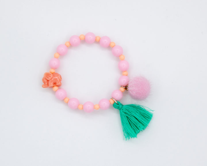 Colori Ribelle Armband Roze Olifant - Kindersierraad 1