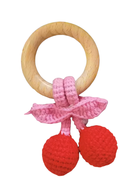 Colori Ribelle Gehaakte Rammelaar Kersjes - Baby 1