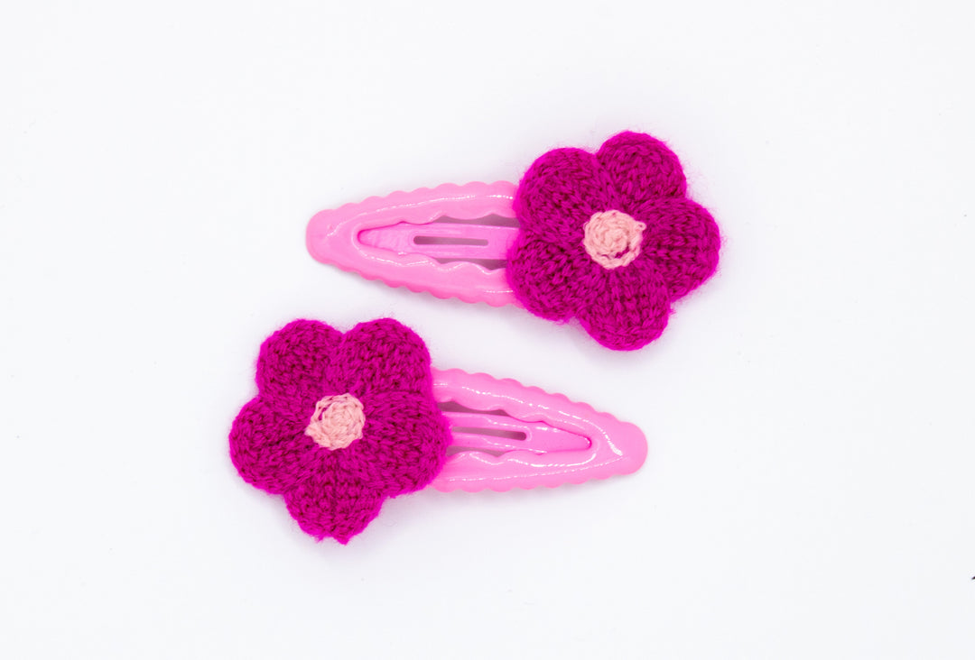 Haarspeldjes Bloemen Roze