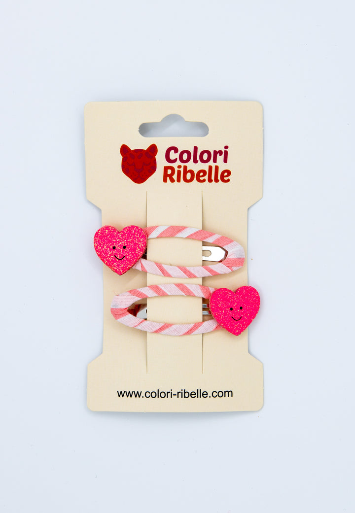 Colori Ribelle Haarspeldjes Glitterhart - Haar Accessoires 1