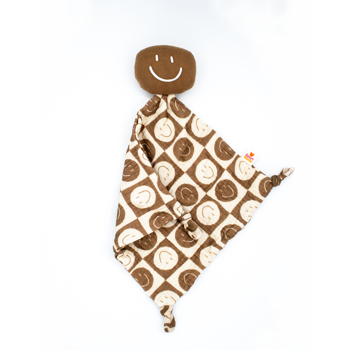 Colori Ribelle Knuffeldoek Smiley Bruin - Baby 1