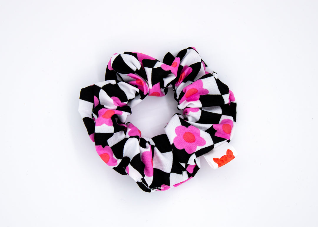 Colori Ribelle Scrunchie Black &amp; White - Haar Elastiek 1