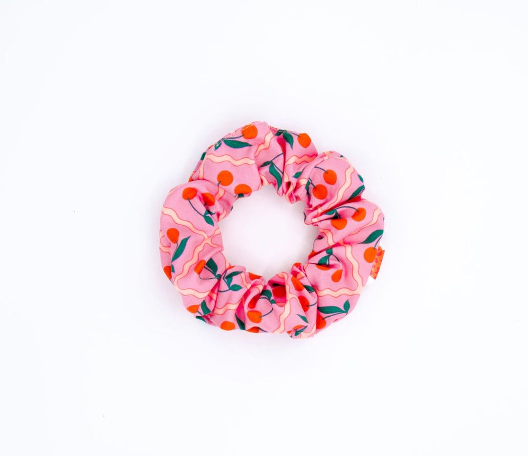 Colori Ribelle Scrunchie Cherry Pink - Haar Elastiek 1