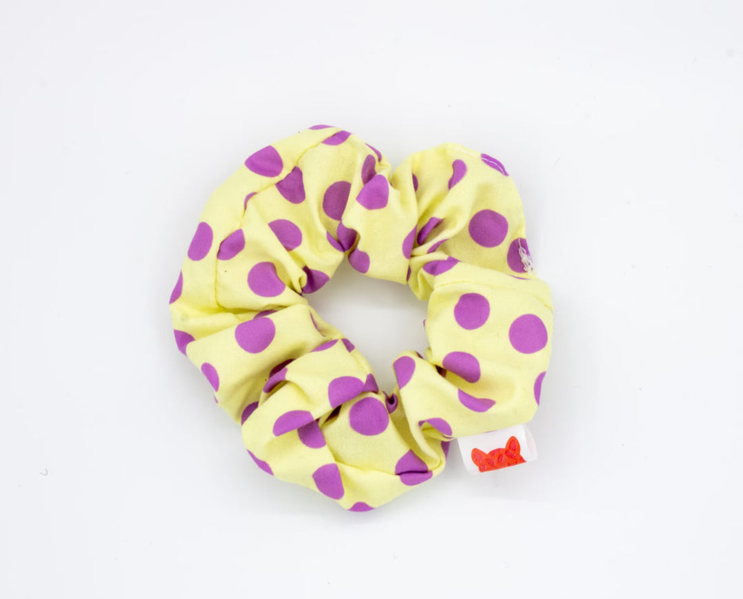 Colori Ribelle Scrunchie Lilac Dots - Haar Elastiek 1