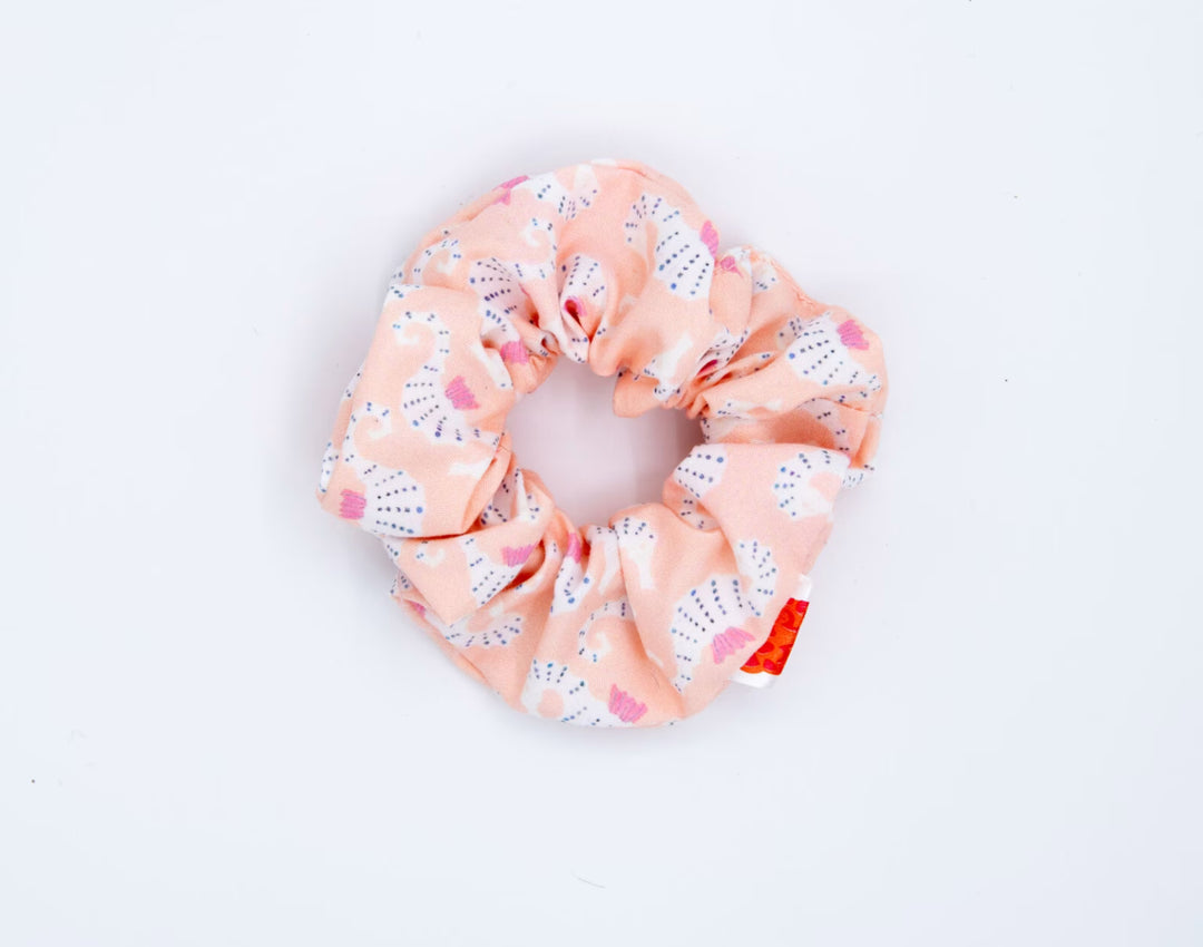 Colori Ribelle Scrunchie Seahorse - Haar Elastiek - Roze 1