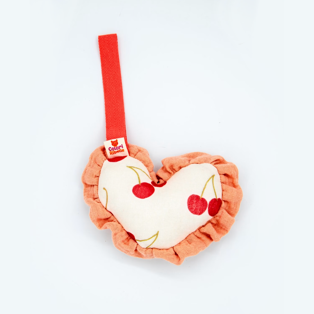 Colori Ribelle Speenknuffel Heart Cherry - Baby 1