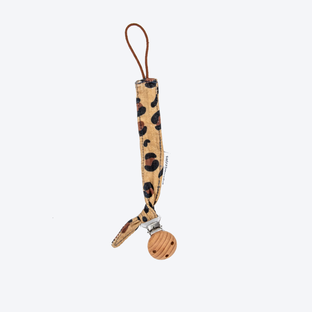Colori Ribelle Speenkoord Knoop Leopard - Baby 1